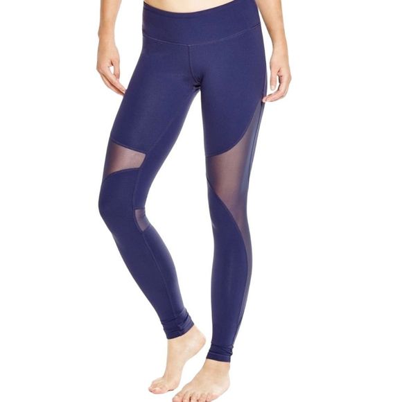 Alo Coast Mesh Leggings in Blue Size XS - Picture 2 of 7